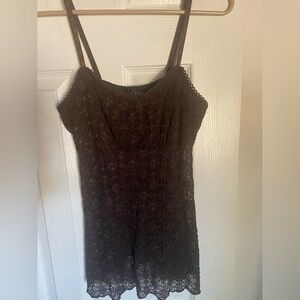 Brown Lace Camisole